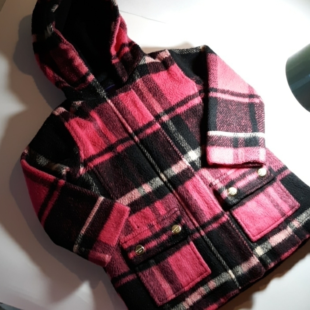 Madden girl 18m plaid pea coat winter